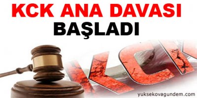 'KCK' ana davası başladı