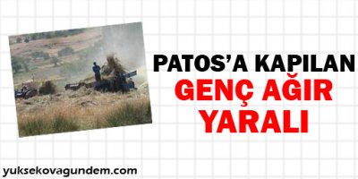 Patos'a Kapılan Genç Ağır Yaralandı