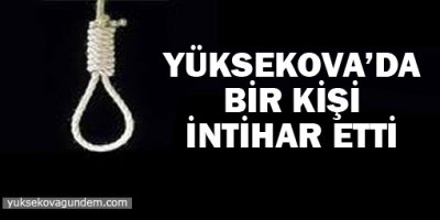Hastanede bir kişi intihar etti