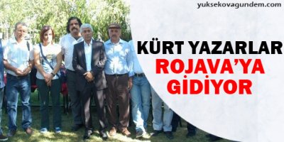 Kürt yazarlar Rojava'ya gidiyor