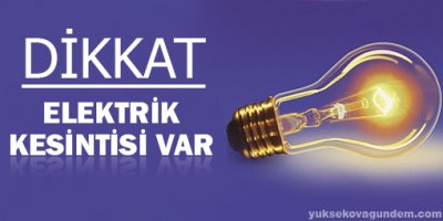 Bağışlı grup köyleri için kesinti uyarısı