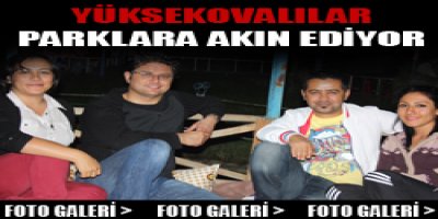 İftardan Sonra Halk Parklara Akın Ediyor