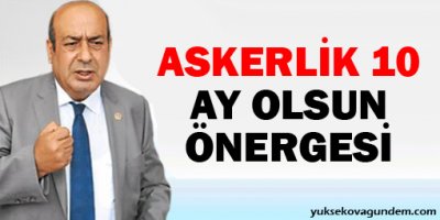 BDP'den askerlik '10 ay olsun' önerisi
