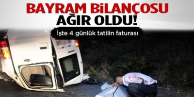 Bayramda 7 Günlük Bilanço: 104 Ölü, 535 Yaralı