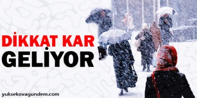 Meteoroloji 4 İli Kar Yağışı Konusunda Uyardı