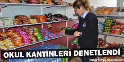 Okul Kantinleri bir bir denetlendi