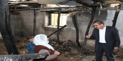 Muradiye'de Ev yangını