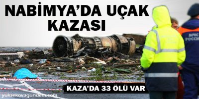 Namibyada uçak kazası: 33 ölü