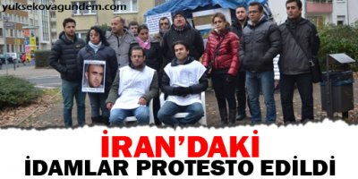 İrandaki idamlar protesto edildi