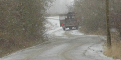 Van'da Karla Birlikte Dolu Yağdı