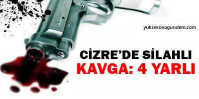 Cizre'de Silahlı Kavga; 4 Yaralı