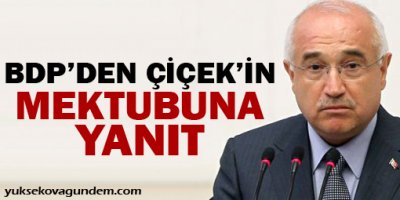 BDP'den Çiçek'in mektubuna yanıt