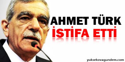DTK Eş Başkanı Ahmet Türk İstifa etti