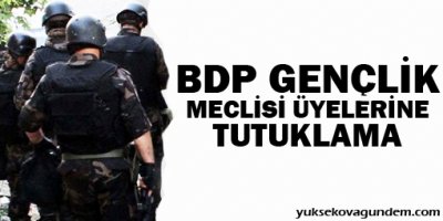 BDP Gençlik Meclisi üyelerine tutuklama
