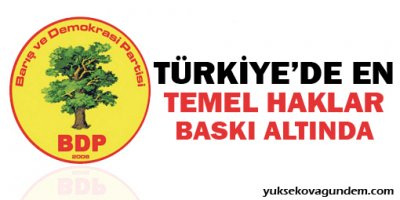 Türkiyede en temel haklar baskı altında