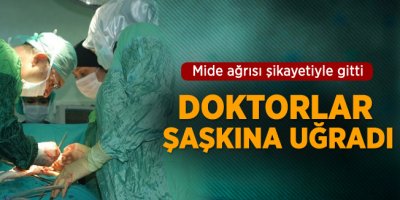 Genç kızın midesinden 2 kilogram kıl yumağı çıktı