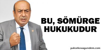 Hasip Kaplan: Bu, sömürge hukukudur