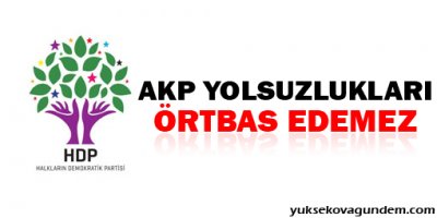 HDP: AKP yolsuzlukları örtbas edemez