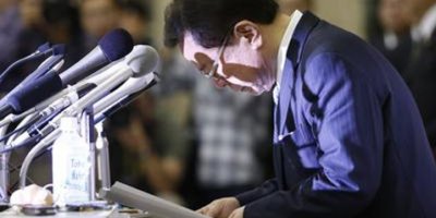 Tokyo valisi istifa etti