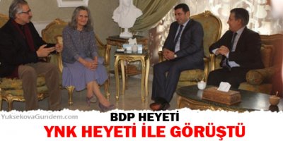 BDP heyeti, YNK heyeti ile görüştü