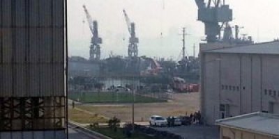 İzmir'deki askeri tersanede kaza