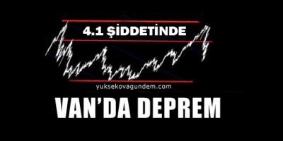 Van'da 4.1 şiddetinde deprem
