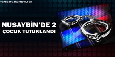 Nusaybinde iki çocuk tutuklandı