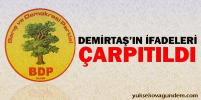 BDP: Demirtaş'ın ifadeleri çarpıtıldı