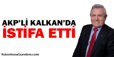 AKP'Li Kalkanda İstifa Etti