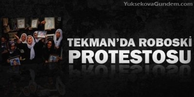 Tekmanda Roboski protestosu