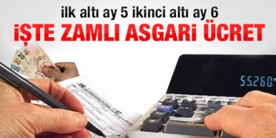 Faruk Çelik asgari ücret zammını açıkladı