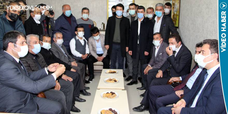 DEVA Genel Başkanı Babacan Yüksekova'yı ziyaret etti